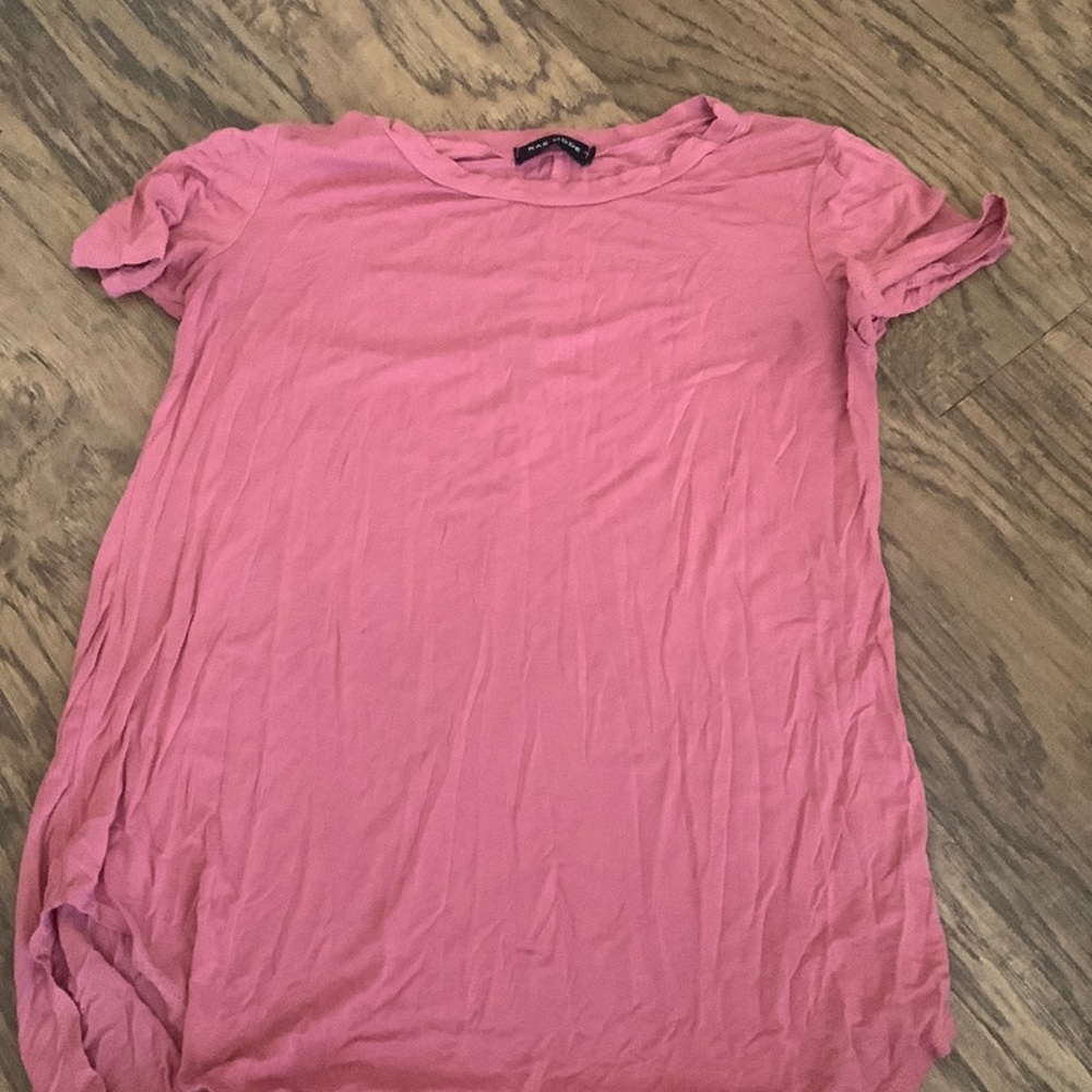 Pink Long Flowy Shirt